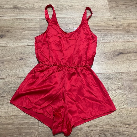 Victoria's Secret Other - Victoria's Secret Pyjama Romper with Ribbons